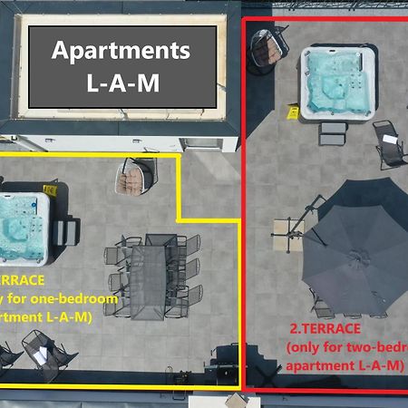 Apartments L-A-M Podstrana Kültér fotó